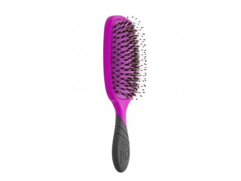WETBRUSH PRO SHINE ENHANCER OVALUS PLAUKŲ ŠEPETYS SU ŠERNO ŠERIAIS Violetinis